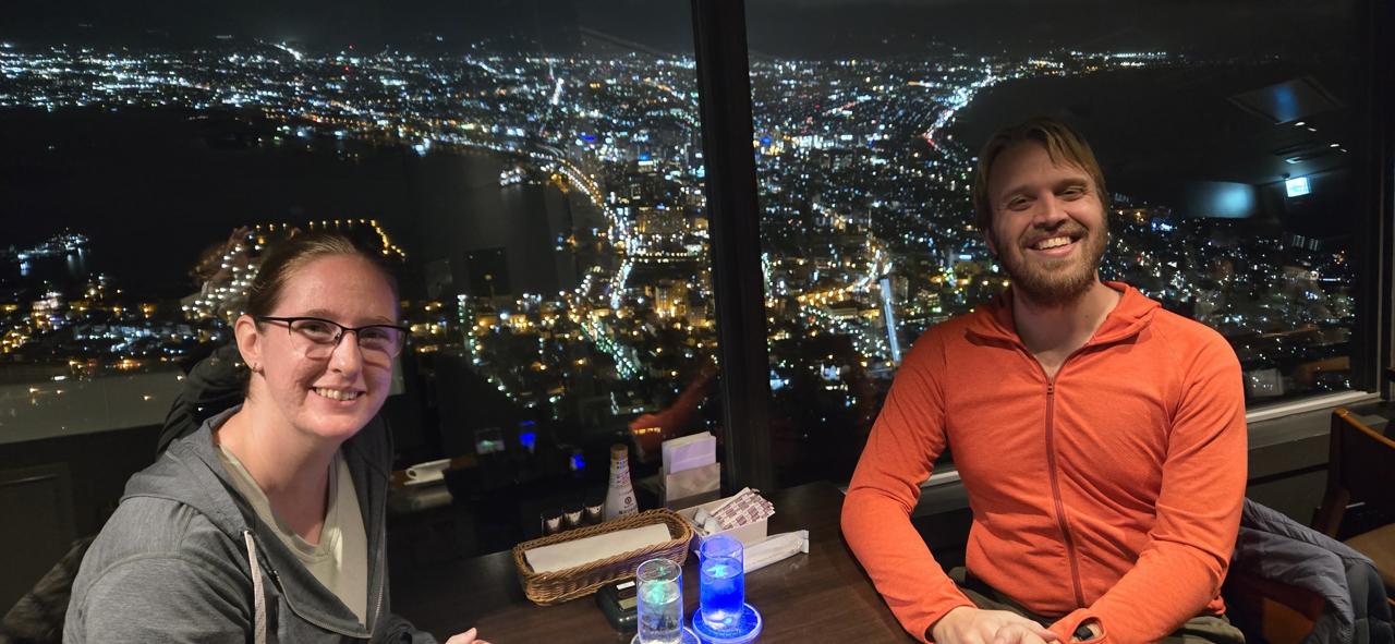 This restaurant was great and the host offered to take this photo for us!