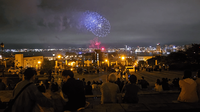 Always with fireworks!